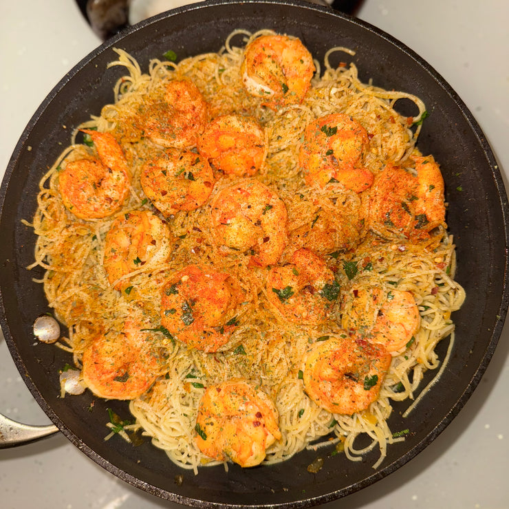 Shrimp Scampi Pasta.